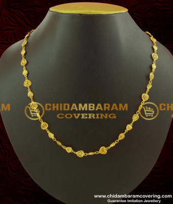 SHN006 - Beautiful Heart Design Gold Plated Short Chain Design Buy Online