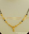 SHN008 - New Design Simple Mangalsutra Design Black Crystal Karishma Chain Online