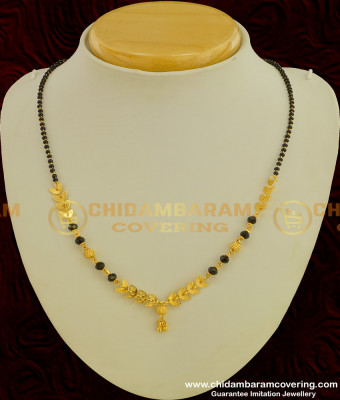 SHN010 - Latest Light Weight Leaf Design Mangalsutra Design for Modern Bride