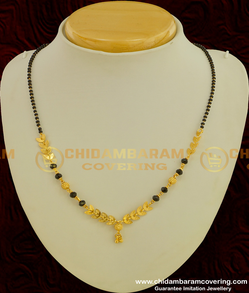 SHN010 - Latest Light Weight Leaf Design Mangalsutra Design for Modern Bride