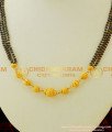 SHN019 - New Short Nallapusalu Models in Gold Plated Mangalsutra Design Online