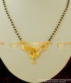 SHN022 - Elegant Look One Gram Gold Diamond Stone Peacock Design Mangalsutra Buy Online  