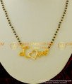 SHN026 - Trendy Love Design Stylish Mangalsutra Gold Plated North Indian Mangalsutra Buy Online