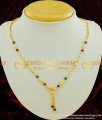 SHN029 - Latest Gold Design Red and Green Crystal Mangalsutra Chain Buy Online