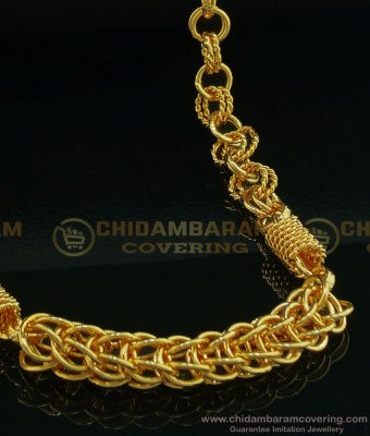 SHN062 - Buy Heavy Link Gold Plated Round Ring Model Thick Boys Chain  