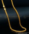 SHN096 - 18 Inch Real Gold Design 1 Gram Gold Daily Wear Short Chain 