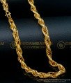 SHN105 - New Fashion Twisted Heavy Gold Chain Design Artificial Chain for Men 