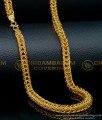 SHN108 - One Gram Gold Heavy Gold Chain Design Cuban Link Chain for Men 