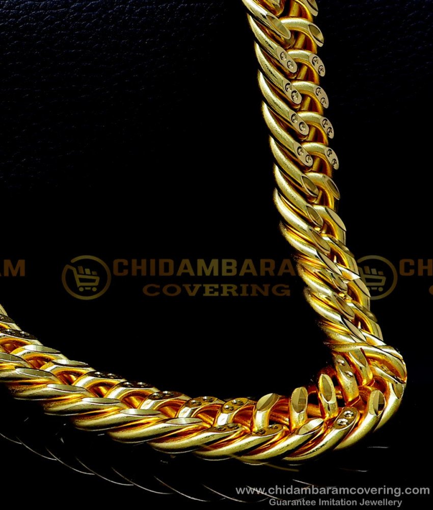 SHN115 - Heavy Daily Use 2 Gram Gold Short Chain Design for Man