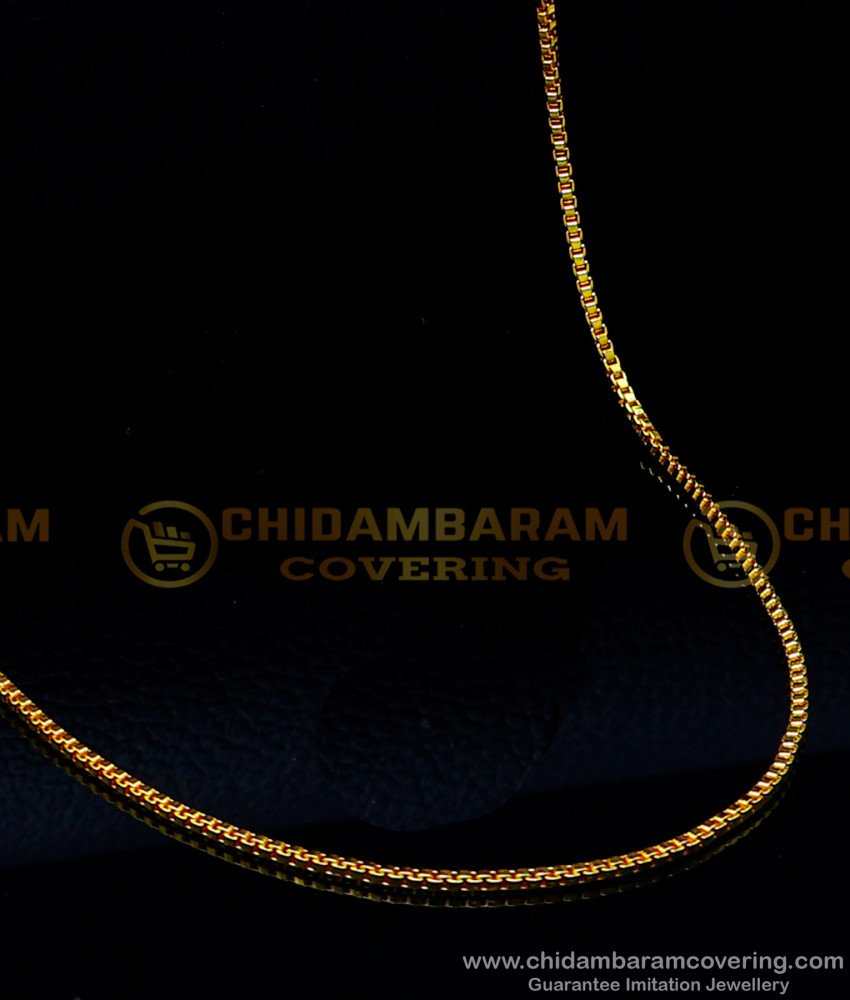 SHN116 - Simple Thin Daily Use Light Weight Chain Gold Designs