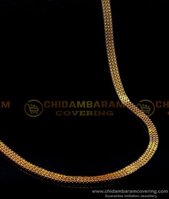 SHN118 - Real Gold Design Daily Use 1 Gram Gold Plated Chain