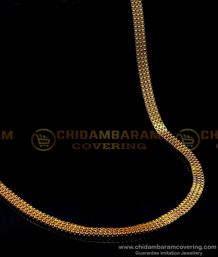 SHN118 - Real Gold Design Daily Use 1 Gram Gold Plated Chain
