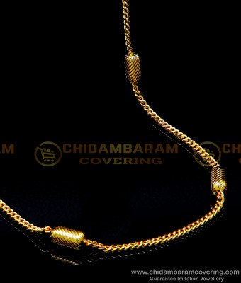 SHN119 - Trendy Short Light Weight Gold Chain Designs Buy Online