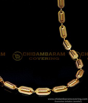 SHN120 - New Model Daily Wear Short Gold Plated Chain for Men