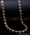 SHN121 - Heart Model Light Weight Gold Chain Designs for Ladies