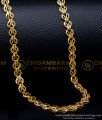 SHN124 - 1 Gram Gold Daily Wear Artificial Gold Chain for Ladies