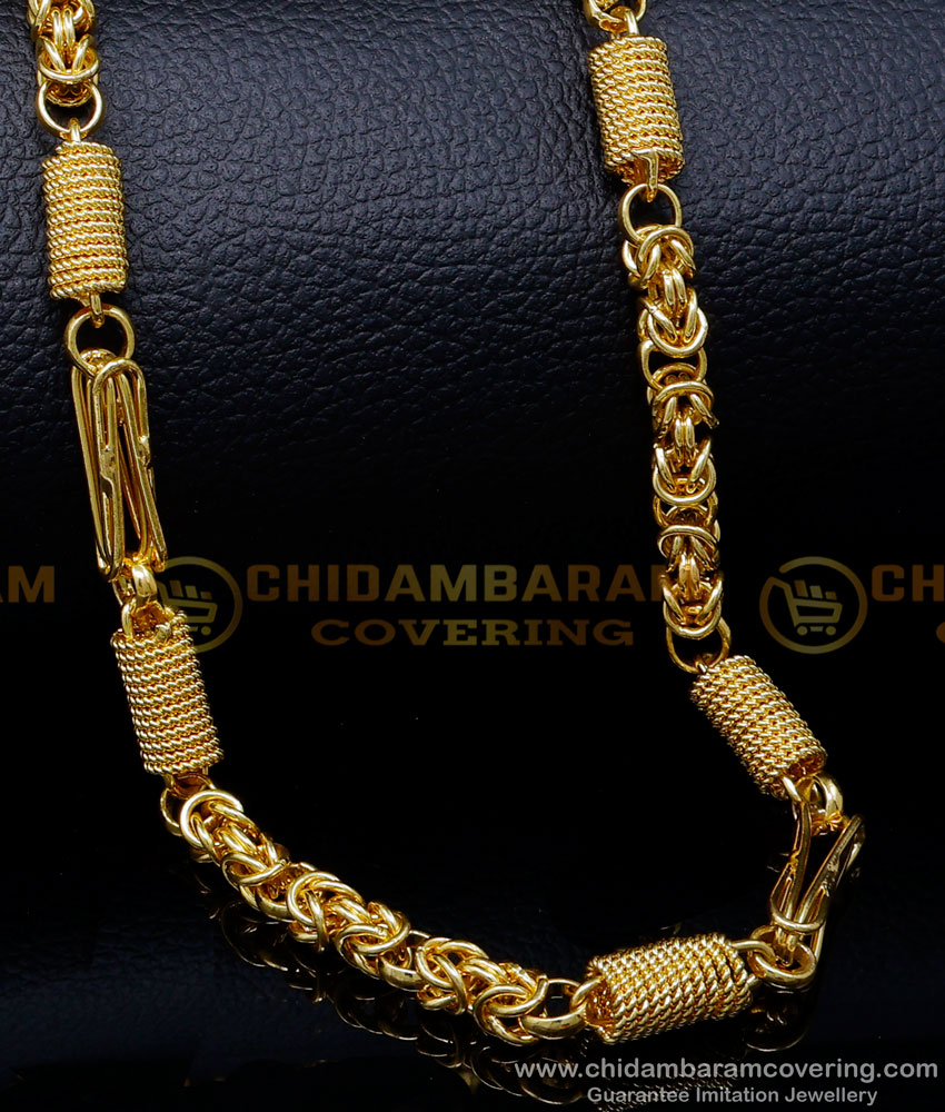 SHN128 - Mens Necklace Styles Gold Chains Design for Daily Use