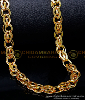 SHN132 - Unique Mens Necklaces Short Gold Plated Chain Online