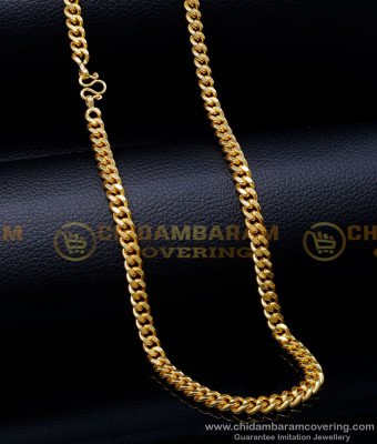 SHN133 - Real Gold Chain Design Daily Wear Thick Short Chain
