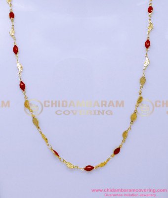 SHN146 - New Model Daily Wear Gold Short Chain Designs for Female