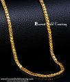 SHN152 - 18 Inch 1 Gram Gold Daily Wear Heart Design Short Chain