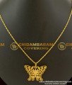 SCHN032 - Fashionable Butterfly Pendant With Short Chain Gold Plated Jewelry