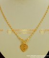 SCHN061 - Gold Plated Alphabet ‘S’ Letter Pendant with Chain for Boys and Girls