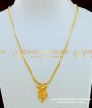 SCHN238 - Beautiful White Stone One Gram Gold Ganesh Pendant Designs with Chain Men Locket Online 