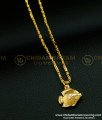 SCHN270 - Cute Small Size Fish Design Daily Wear Pendant Chain Collections