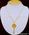 SCHN283 - Unique Gold Design Short Chain with Pendant Buy Online     