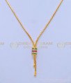 SCHN309 - Latest Ad Stone Hanging Pendant with Small Chain for Teenage Girl