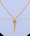 SCHN310 - One Gram Gold White and Ruby Stone Ball Pendant With Chain Buy Online