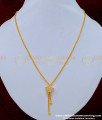 SCHN342 - New Gold Design White Stone Star Pendant Chain Buy Online 