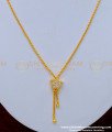 SCHN342 - New Gold Design White Stone Star Pendant Chain Buy Online 