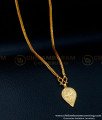 SCHN353 - One Gram Gold Plated Christian Cross Dollar Pendant Indian Imitation Jewellery  