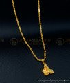 SCHN376 - Buy Gold Krishna Pendant Gold Plated Krishna Locket Design with Chain