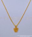 SCHN407 - Unique Light Wight Small Butterfly Design Pendant with Thin Chain Pendant for Baby Girl