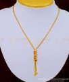 SCHN433 - Unique Party Wear Ad Stone Spiral Pendant Short Chain