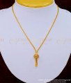 SCHN434 - Original Gold Plated White Stone Balls Pendant Short Chain