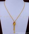 SCHN445 - Latest Gold Plated Locket Gold Chain Pendant for Girls