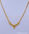 SCHN449 – Gold Design Daily Use Small Chain with Pendant for Ladies