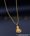 SCHN464 - Gold Short Chain Design with Hanuman Pendant Buy Online