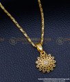 SCHN469 - Latest Daily Wear Chain with Gold Pendant for Women 
