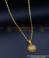 SCHN469 - Latest Daily Wear Chain with Gold Pendant for Women 