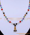 SCHN475 - Beautiful Crystal Chain Design Navaratna Jewellery Online Shopping