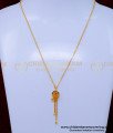 SCHN476 - Cute Mango Design Pendant Thin Gold Chain for Women