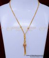 SCHN487 - Gold Model Shiny Short Chain Necklace Pendant Design