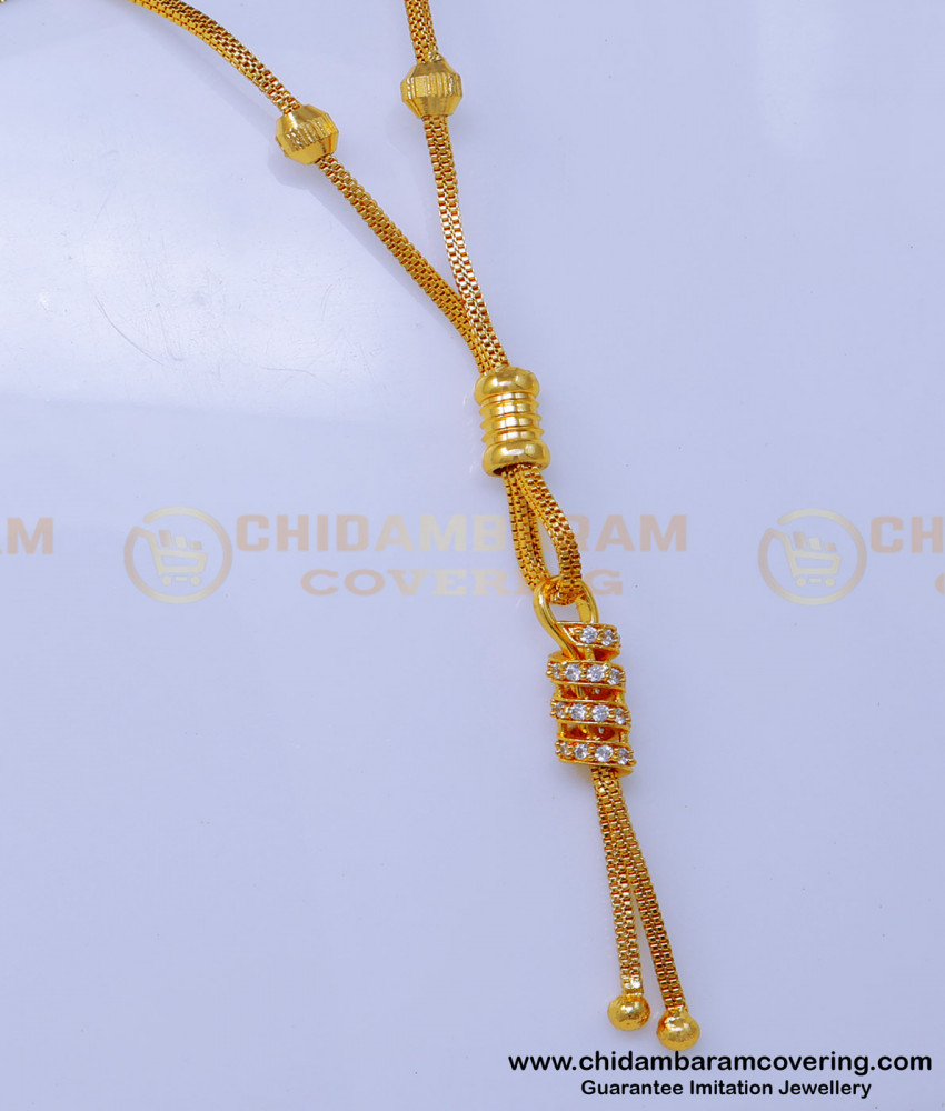 SCHN488 - New Stone Ball Short Chain Necklace Pendant Online