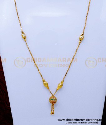 SCHN498 - New Girls Short Chain with Pendant Designs for Daily Use