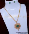 SCHN515 - High Quality Chain with Artificial Diamond Pendant Set
